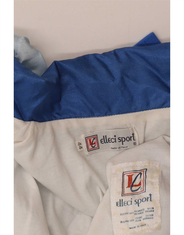Giacca da ginnastica oversize da donna vintage IT 44 Colorblock blu medio