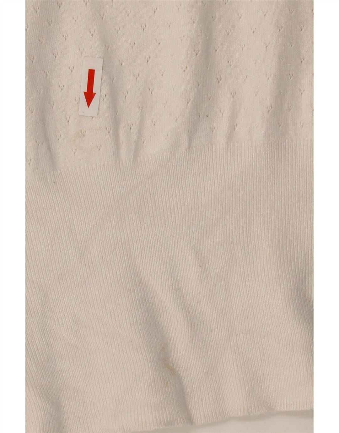 Maglione maglione girocollo da donna Marks & Spencer UK 14 medio bianco sporco