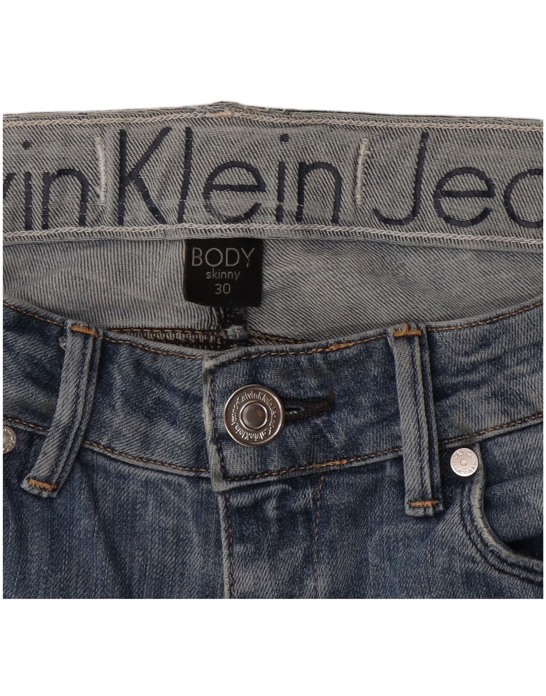 Jeans skinny da donna Calvin Klein W30 L33 Blu