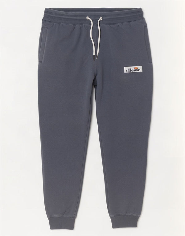Ellesse Mens Tracksuit Trousers Joggers XL Grey Cotton