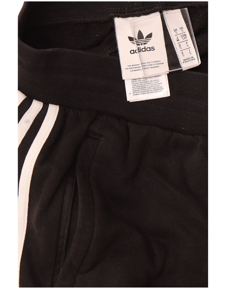 ADIDAS Mens Tracksuit Trousers Joggers Small  Black Cotton