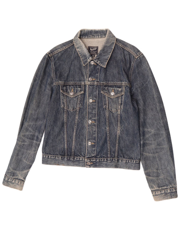 Giacca di jeans da uomo Gas UK 40 grande cotone blu