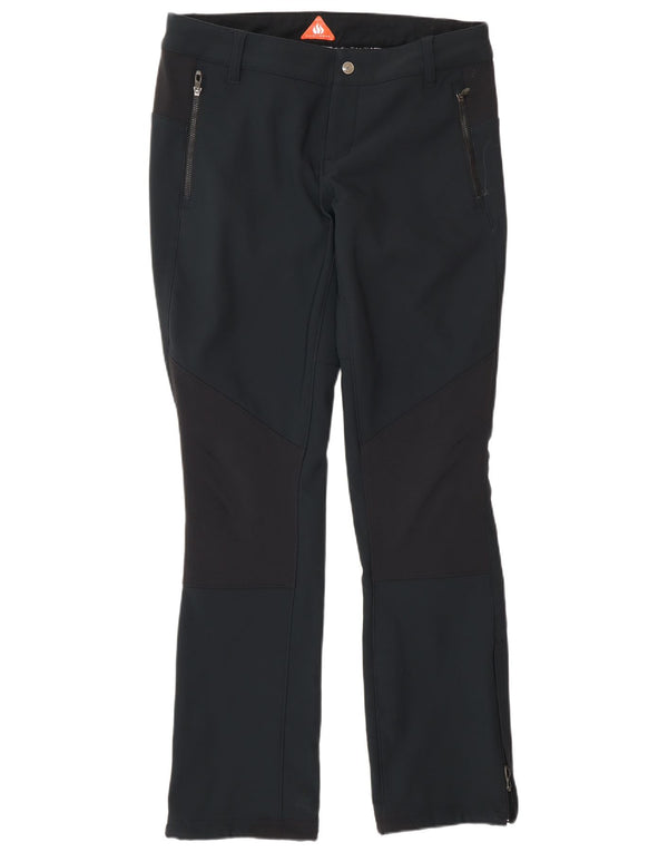 Columbia Womens Omni-Heat Windbreaker Trousers US 8 Medium W32 L32 Black