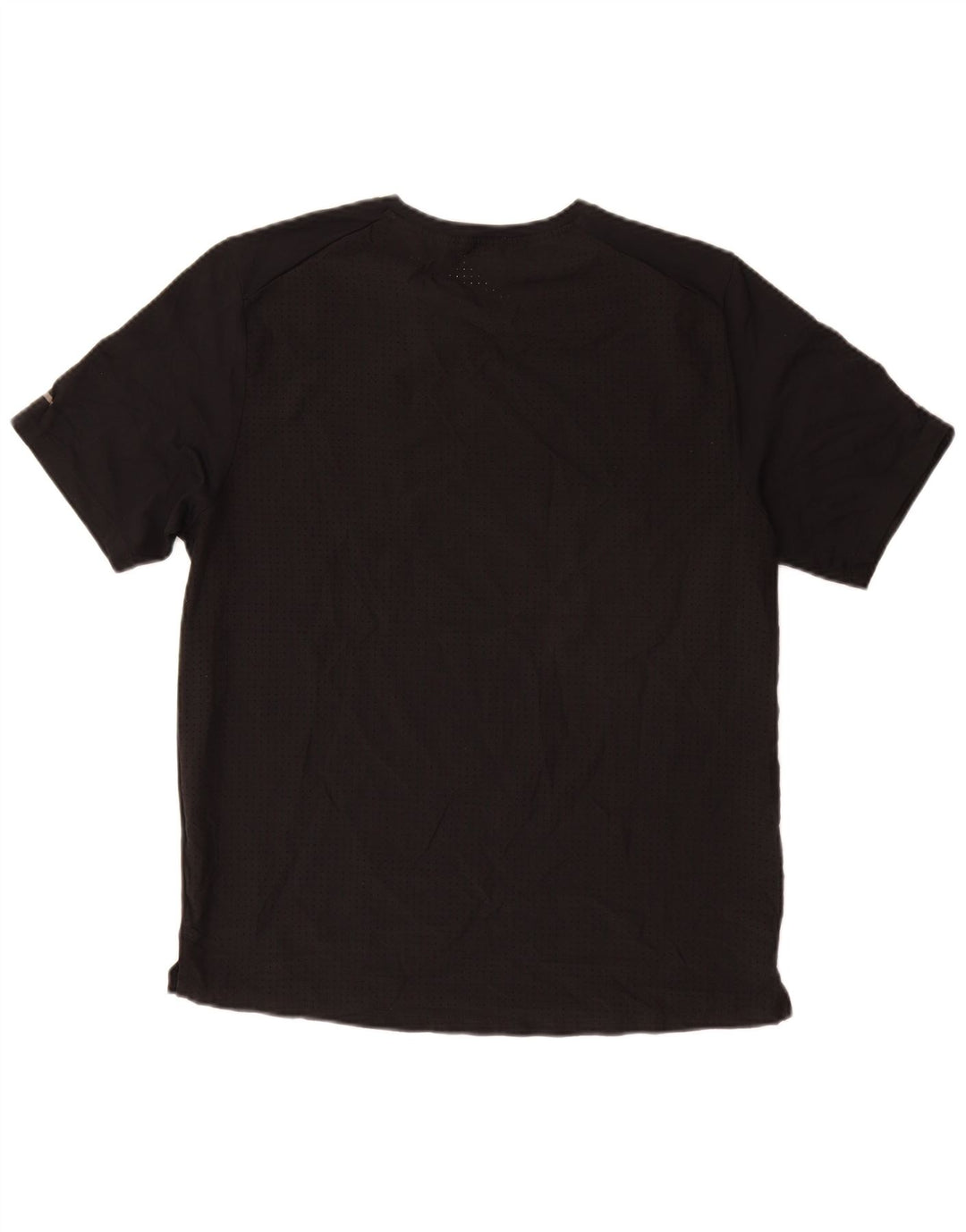 NIKE T-shirt grafica da uomo Dri Fit Top medio nero in poliestere