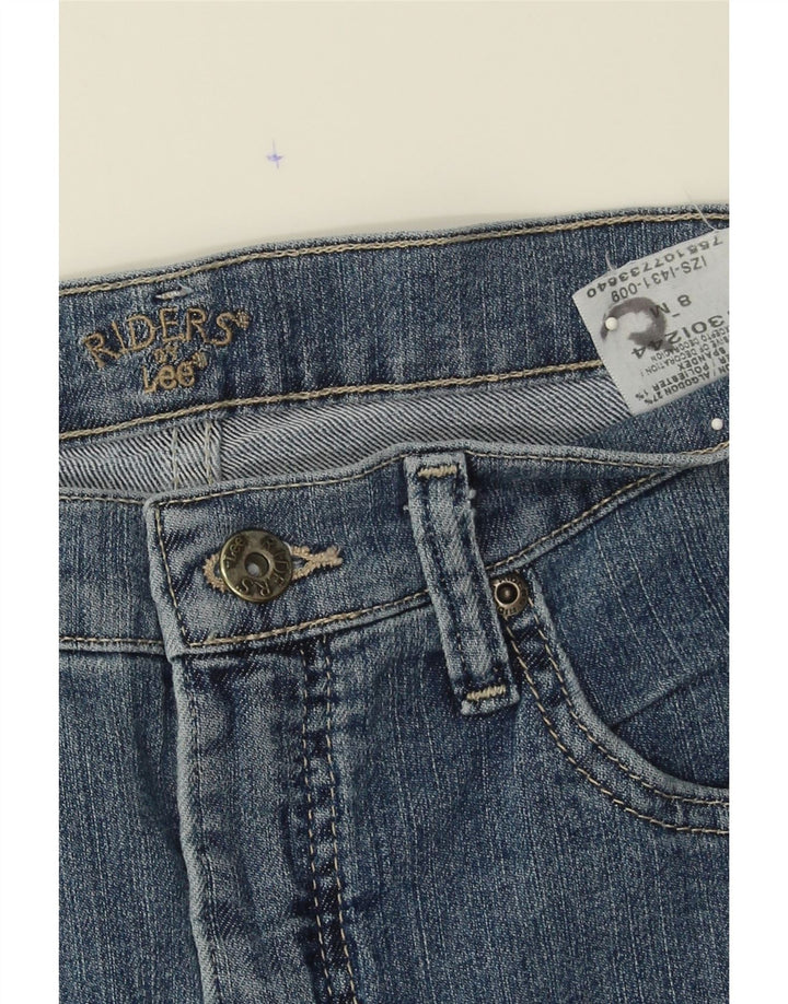 LEE Womens Riders Straight Jeans US 8 Medium W28 L31 Blue Cotton Vintage Lee and Second-Hand Lee from Messina Hembry 