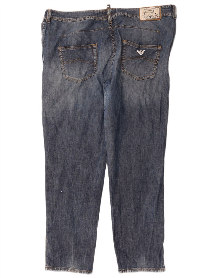 Jeans slim da donna Armani W32 L27 cotone blu
