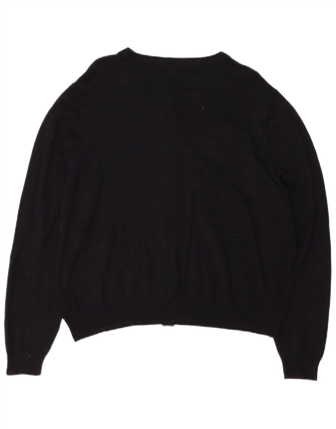 Maglione cardigan da donna Marks & Spencer UK 22 3XL viscosa nera
