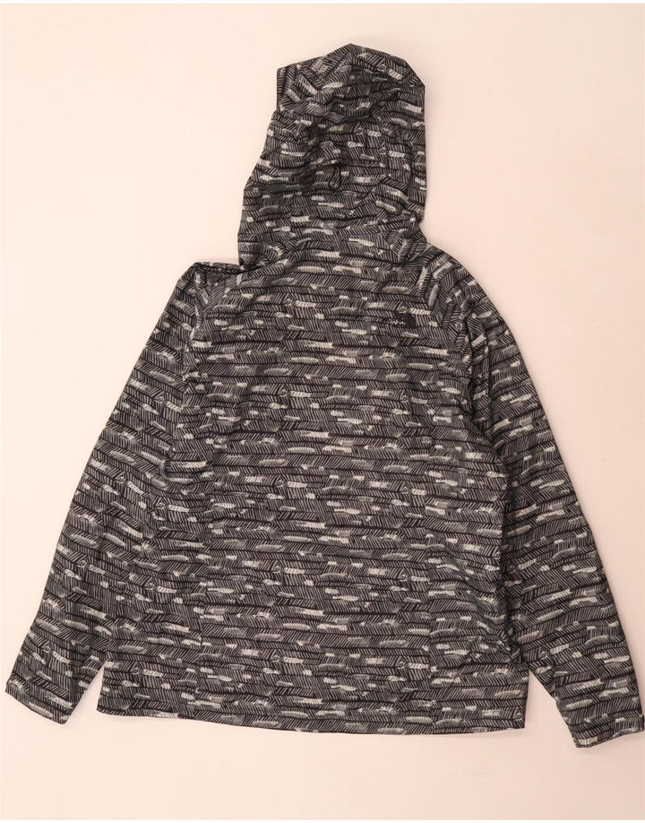 Giacca antipioggia da donna con cappuccio The North Face UK 18 XL Poliestere a righe grigie