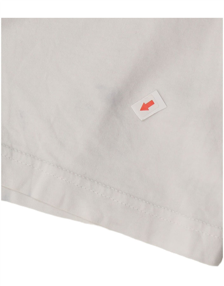 T-shirt grafica da uomo Puma Top in cotone bianco medio
