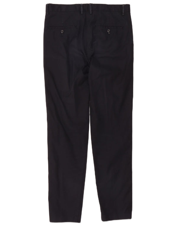 Pantaloni da abito slim fit da uomo Dockers W32 L34 in cotone blu navy