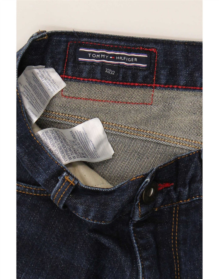 Jeans slim da uomo Tommy Hilfiger W32 L32 cotone blu navy