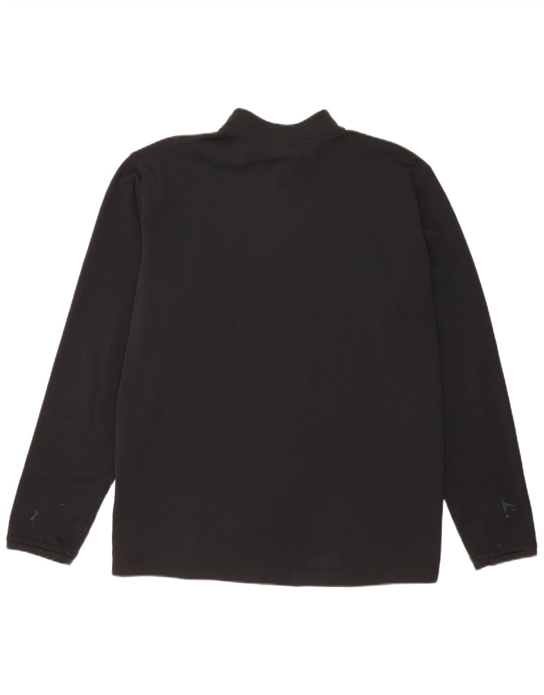 Maglia da tuta pullover con zip e collo Nike Dri Fit da uomo 2XL poliestere nero