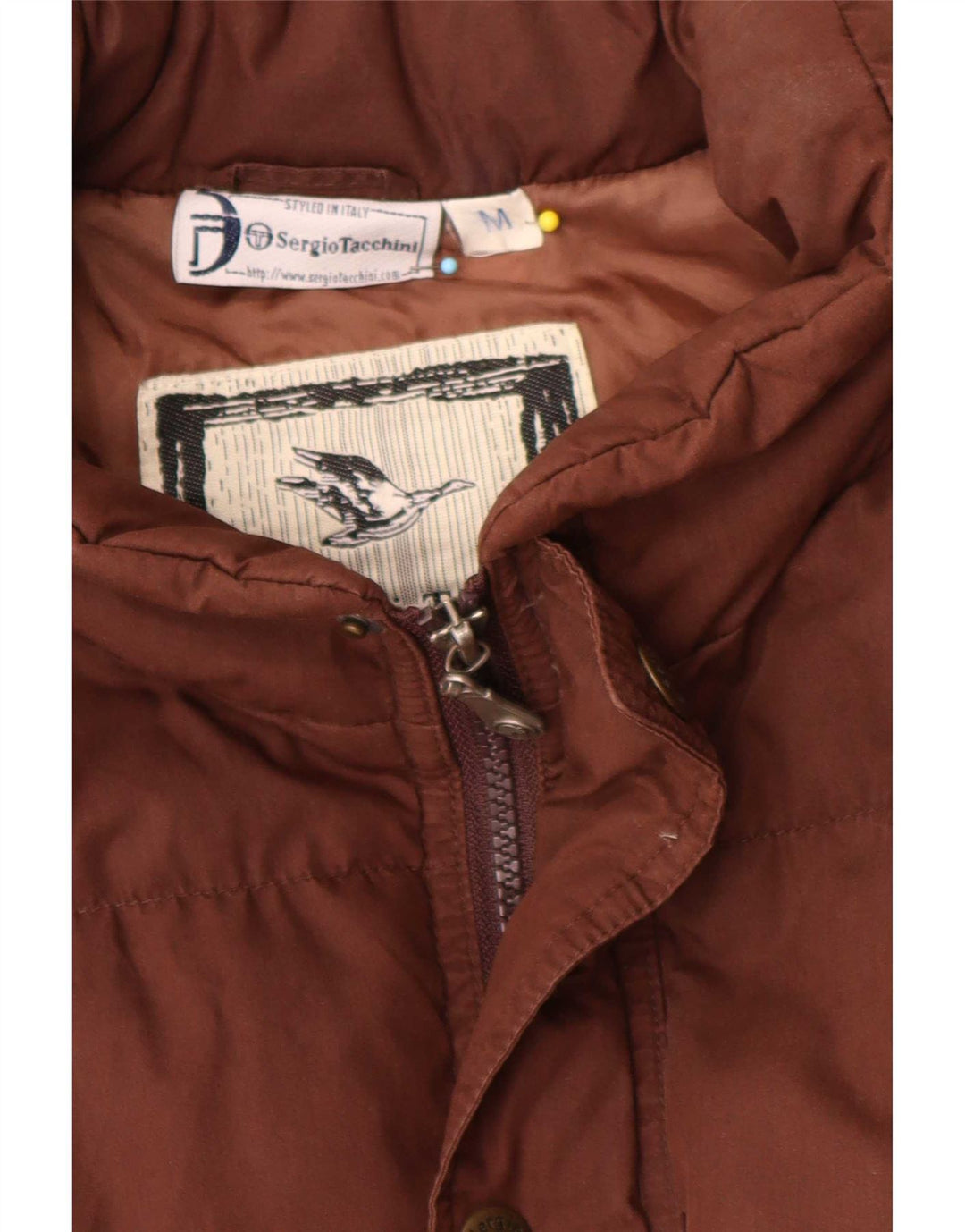 Giacca imbottita da uomo Sergio Tacchini UK 38 Marrone medio