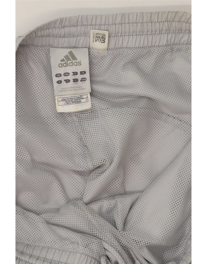 Pantaloni da tuta da uomo Adidas XL Poliestere color block grigio
