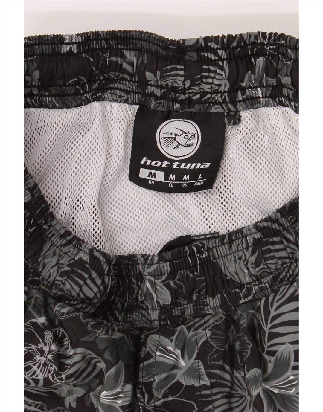 Pantaloncini da bagno da uomo Hot Tuna Poliestere floreale nero medio