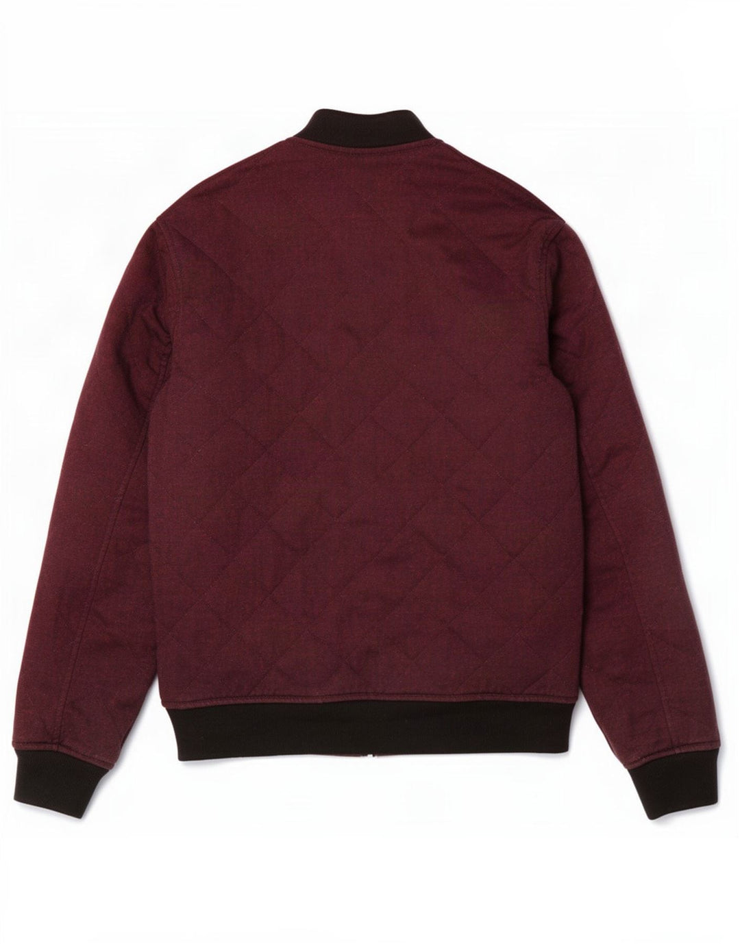 Giubbotto bomber da uomo Zara UK 36 piccolo poliestere color block bordeaux