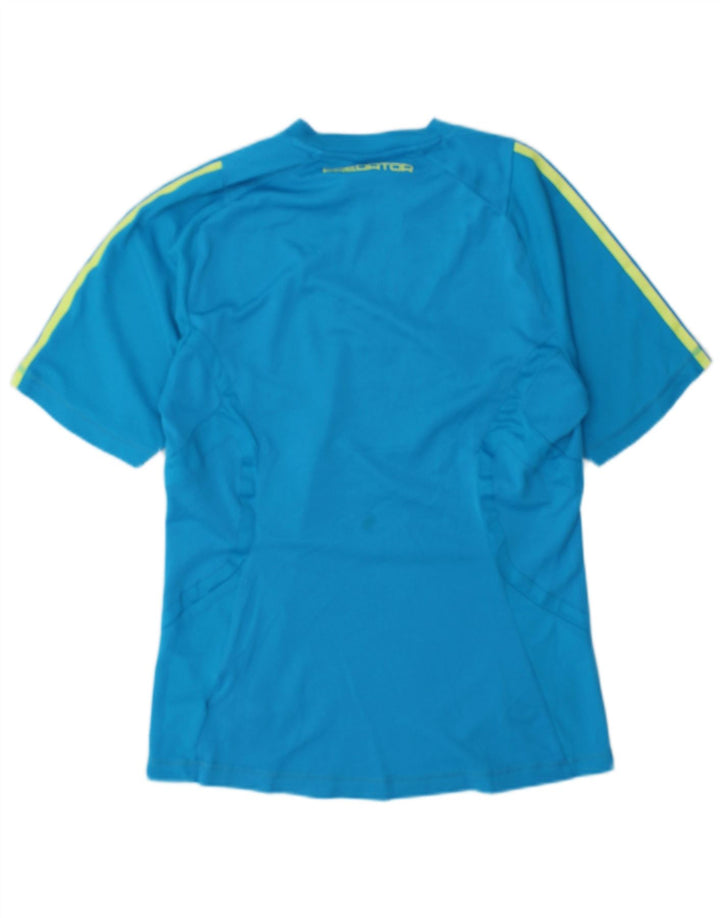 T-shirt da uomo Adidas Top Small blu in poliestere
