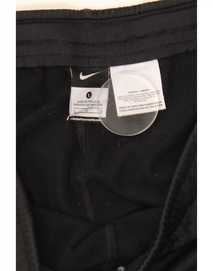 Pantaloni da tuta Nike Therma-Fit da uomo, grandi, in poliestere nero