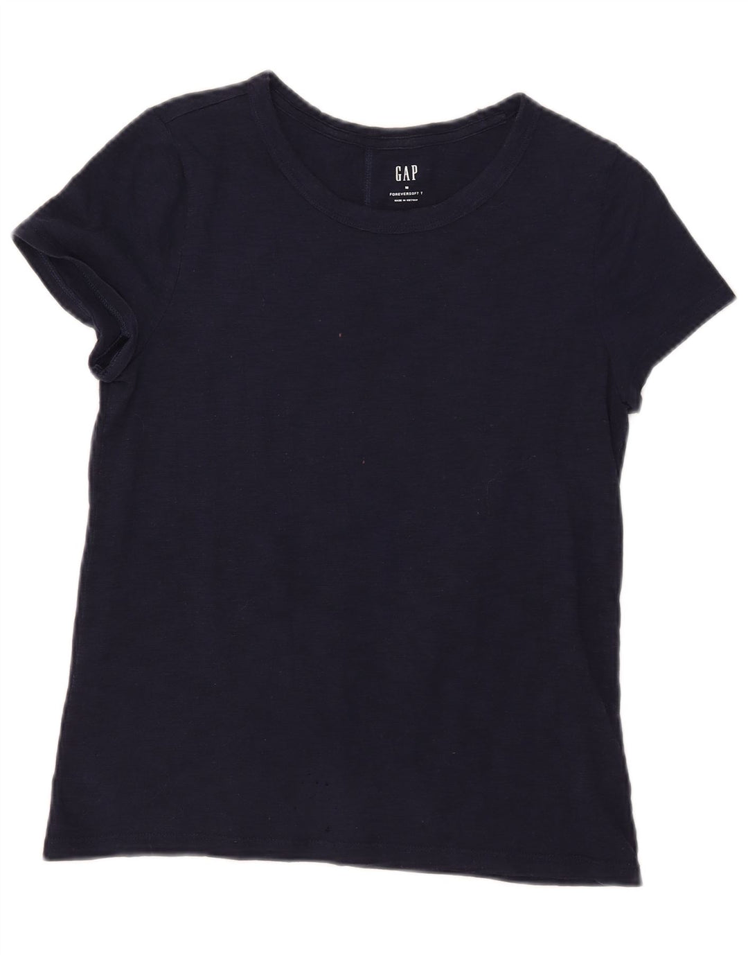 Gap T-shirt da donna Top UK 12 medio blu navy cotone