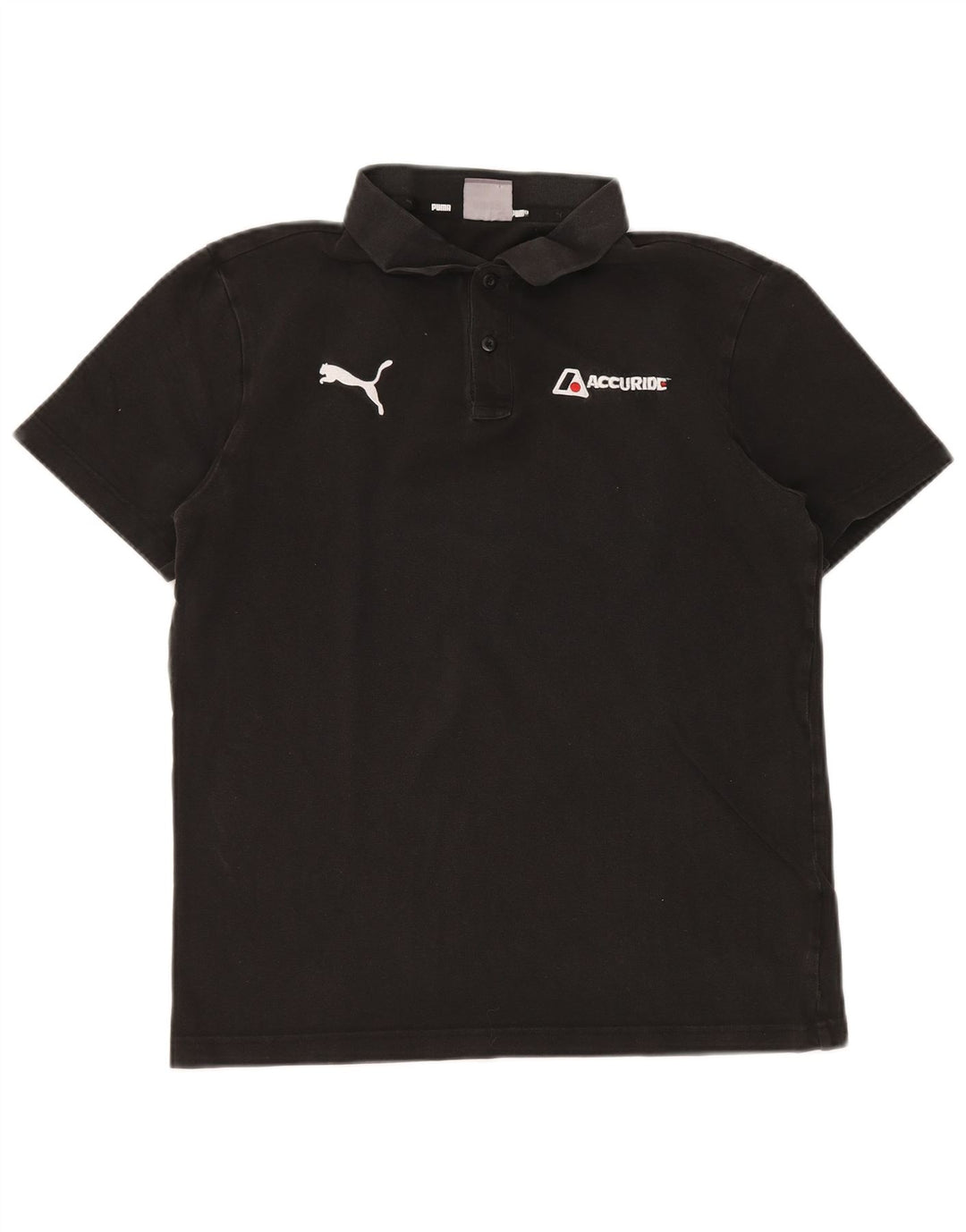 Polo PUMA da uomo in cotone nero medio