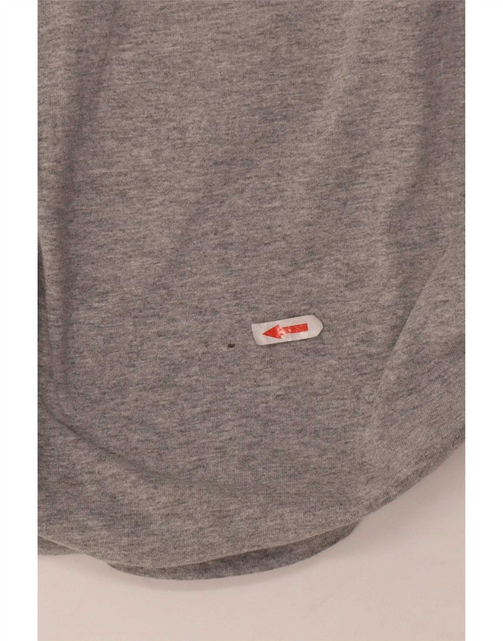T-shirt grafica da uomo Reebok Top piccola grigia