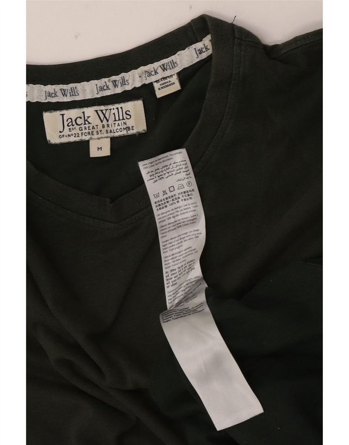 T-shirt grafica da uomo Jack Wills Top in cotone kaki medio