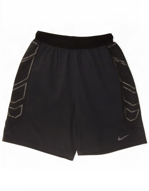 Pantaloncini sportivi da uomo Nike Large neri in poliestere
