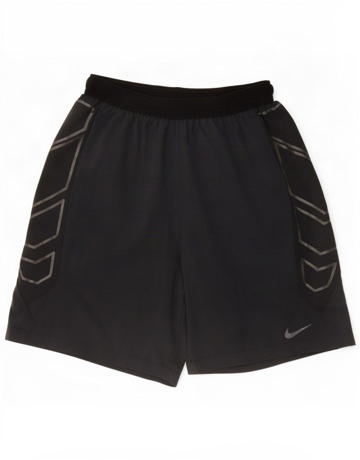 Pantaloncini sportivi da uomo Nike Large neri in poliestere