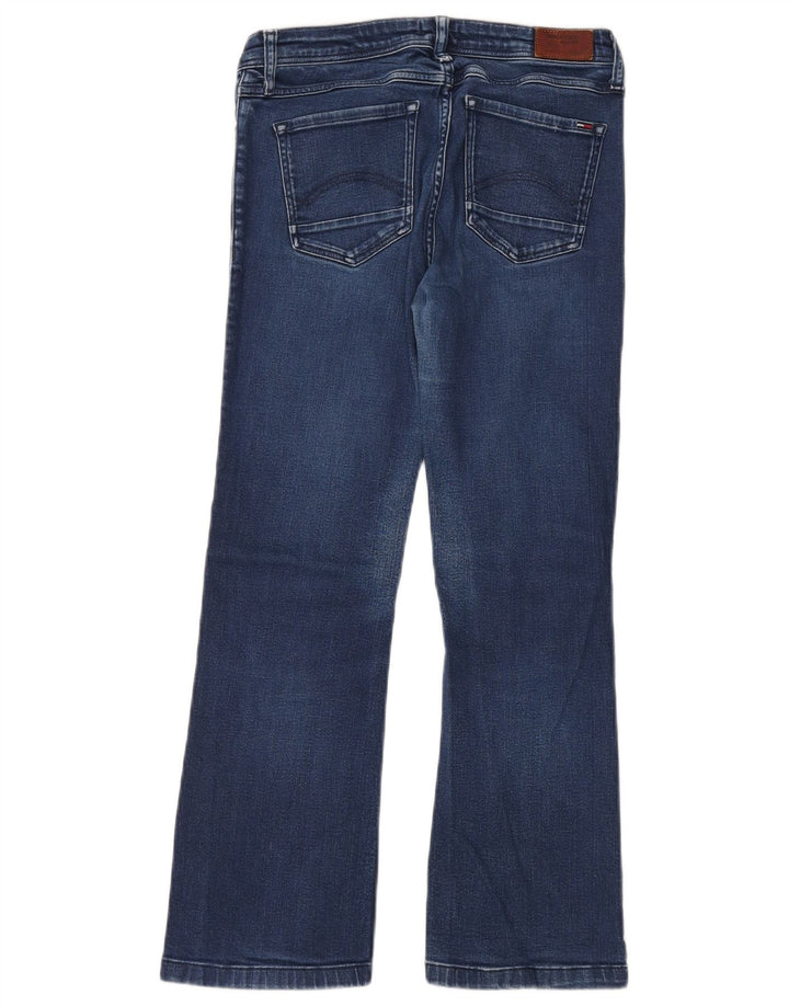 Jeans bootcut da donna a vita media Tommy Hilfiger W32 L26 cotone blu