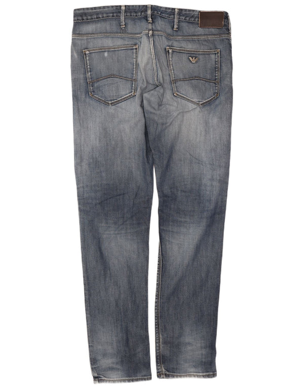 Jeans slim da donna Armani W34 L34 Blu