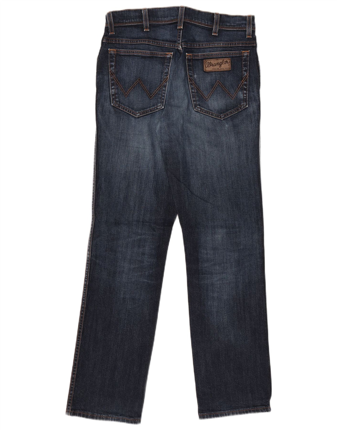 WRANGLER Jeans dritti elasticizzati Texas da uomo W32 L32 cotone blu