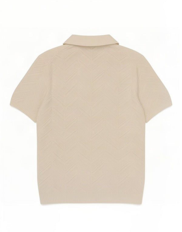 Polo da uomo Marks & Spencer in cotone bianco medio