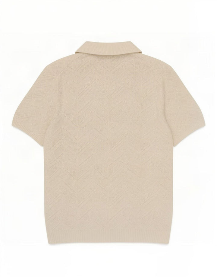 Polo da uomo Marks & Spencer in cotone bianco medio