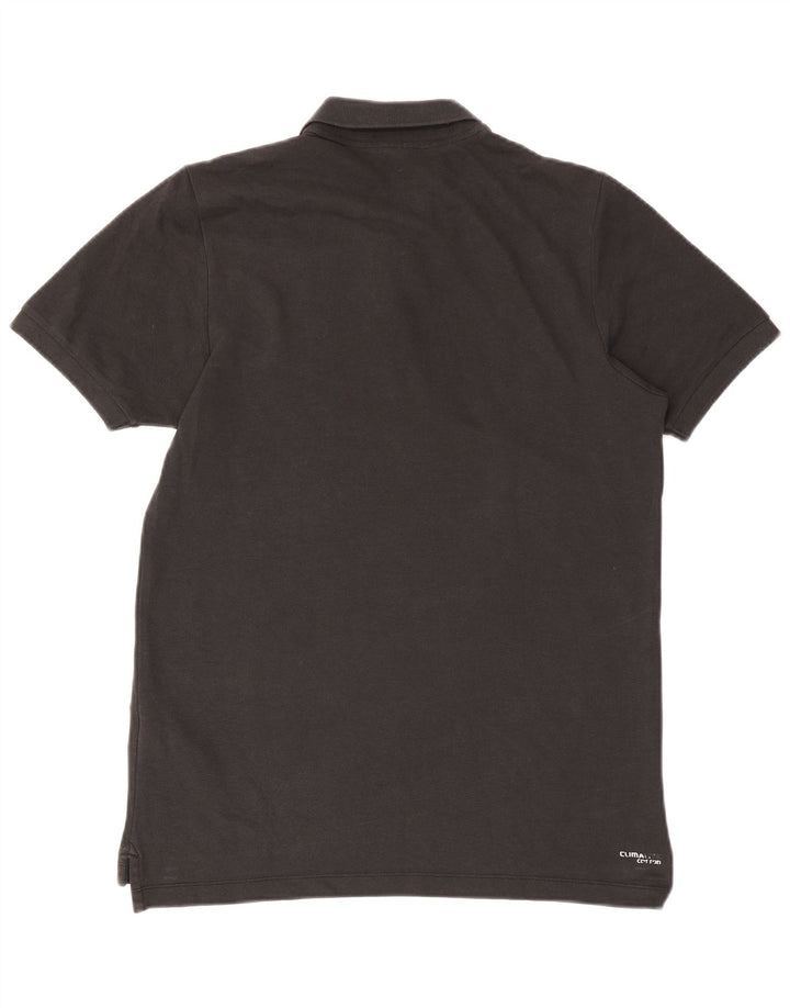 Polo Adidas Clima 365 da uomo in cotone nero medio