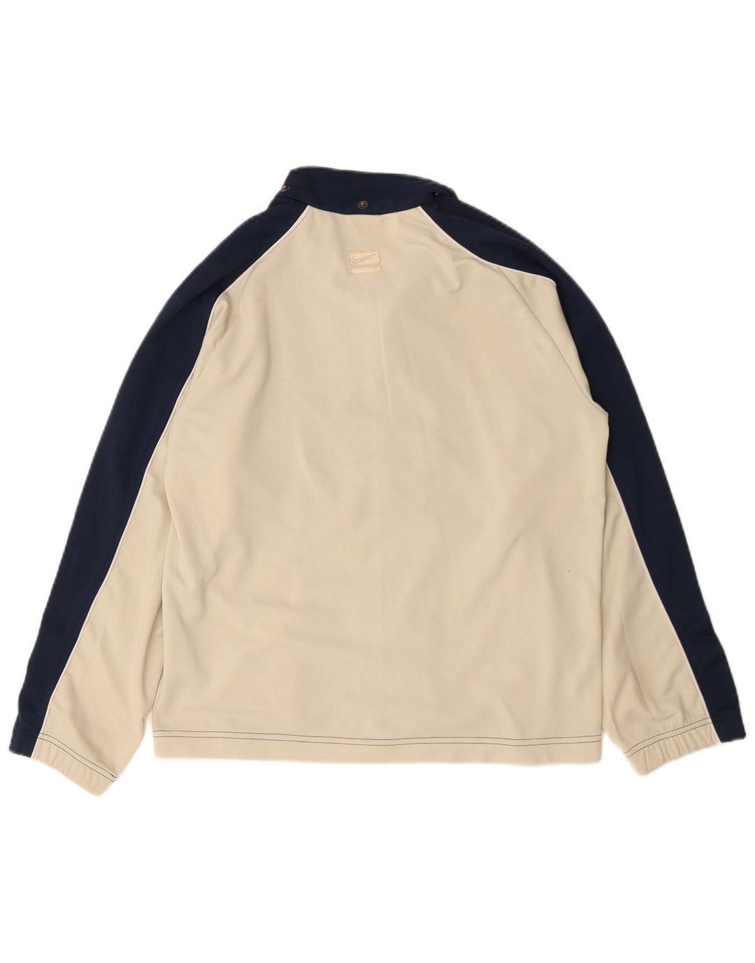 Giacca superiore della tuta da ragazzo Nike 12-13 anni Large Beige Colourblock