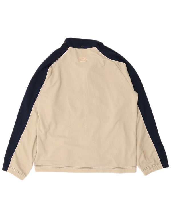 Giacca superiore della tuta da ragazzo Nike 12-13 anni Large Beige Colourblock