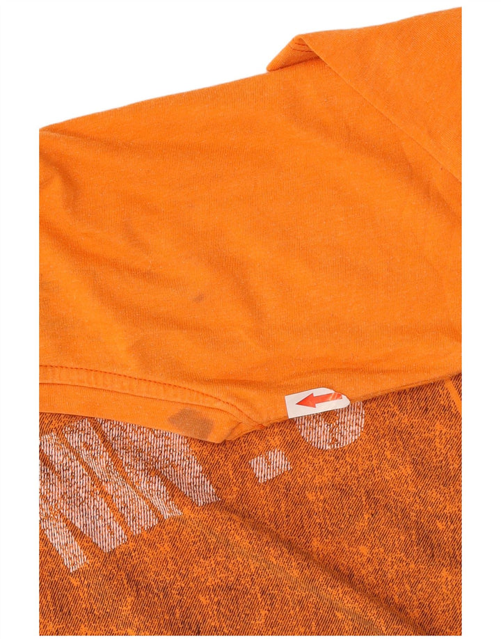 Jack & Jones T-shirt grafica da uomo con vestibilità regolare, taglia grande, arancione