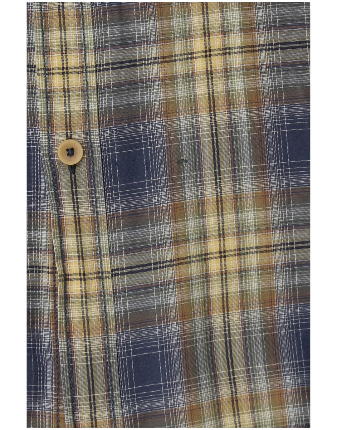 CAMEL ACTIVE Camicia da uomo a maniche corte vestibilità regolare XL blu a quadri