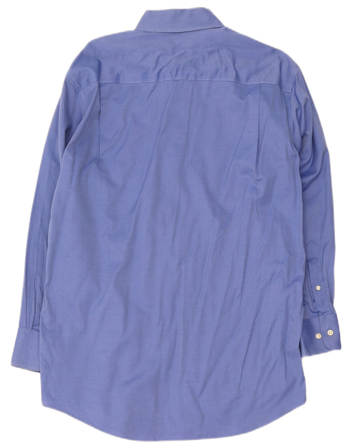 Camicia da uomo Nautica taglia 15 1/2 cotone blu medio
