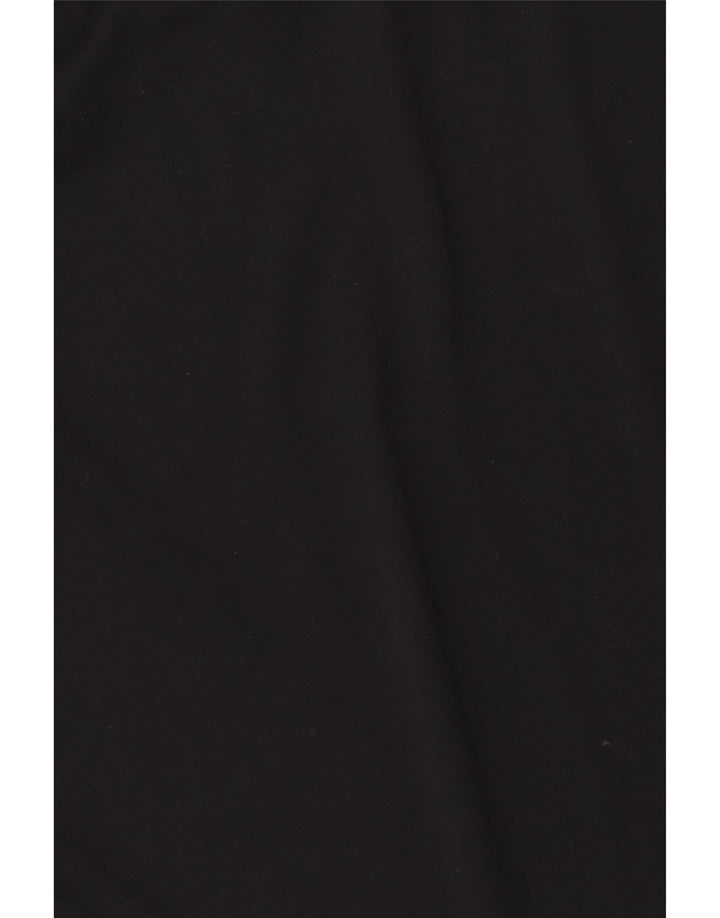 T-shirt Nike da uomo Dri Fit Slim Fit, maglietta in poliestere color block medio nero