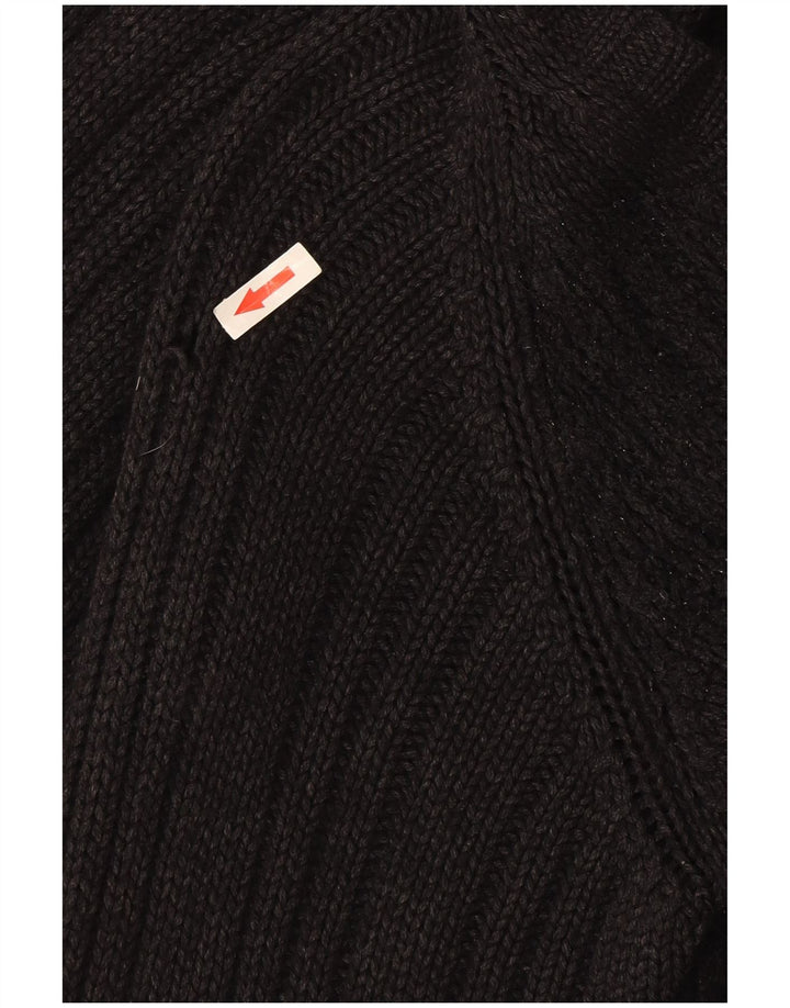 Maglione cardigan da donna Les Copains UK 14 Lana grigio medio