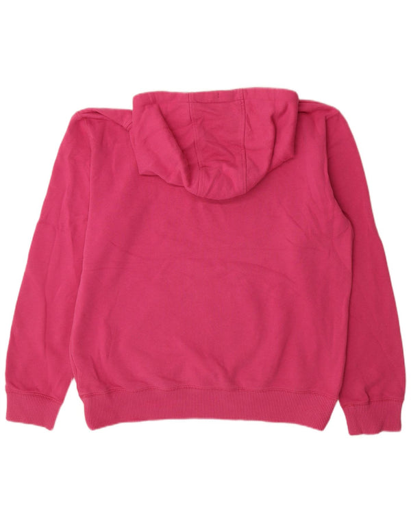 Felpa con cappuccio grafica da donna Animal UK 18 XL Cotone rosa