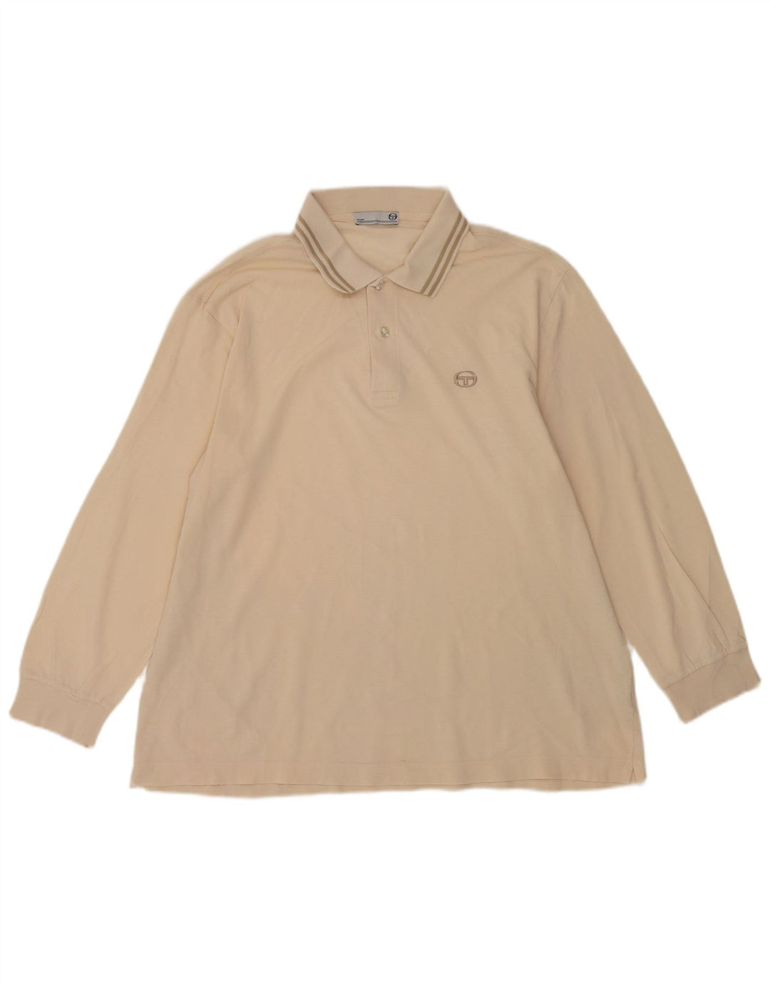 Polo da uomo a maniche lunghe Sergio Tacchini XL Beige