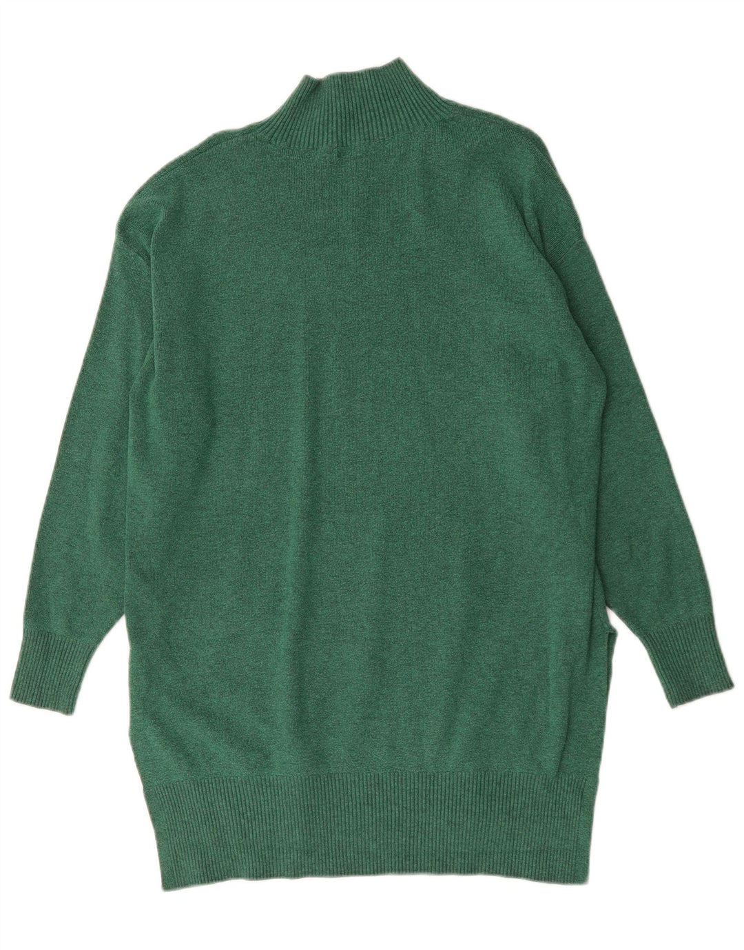 Abito maglione oversize da donna Marks & Spencer UK 16 grande viscosa verde
