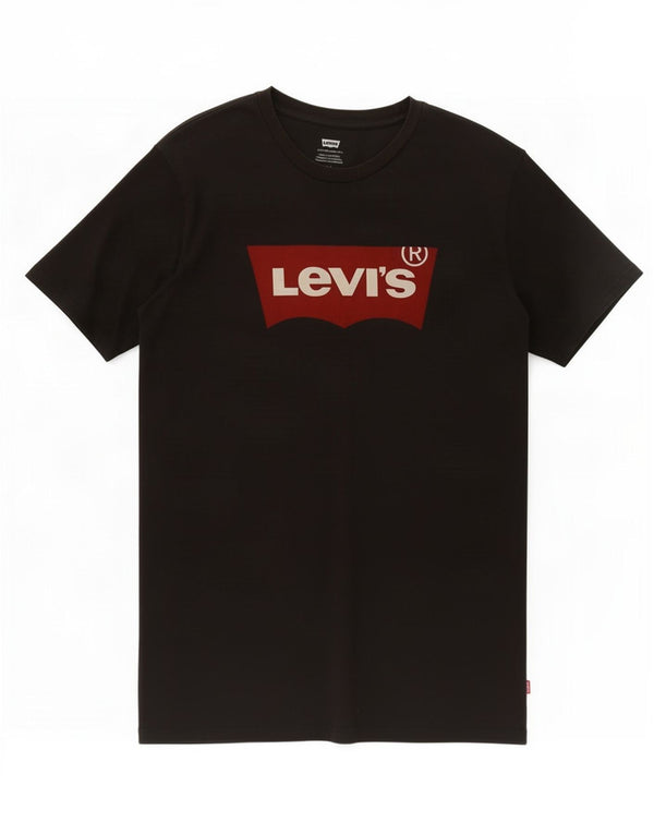T-shirt grafica da uomo Levi's Top in cotone nero medio