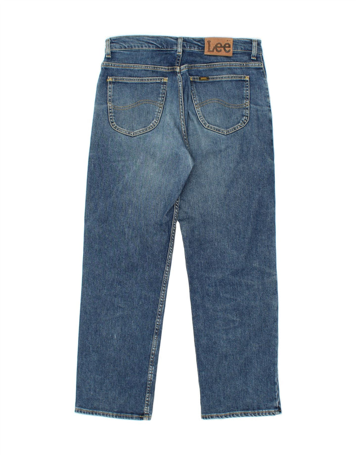 Jeans dritti da donna LEE W34 L30 in cotone blu