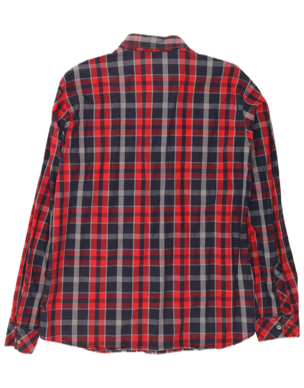 Camicia da uomo Jack & Jones XL in cotone a quadri multicolore