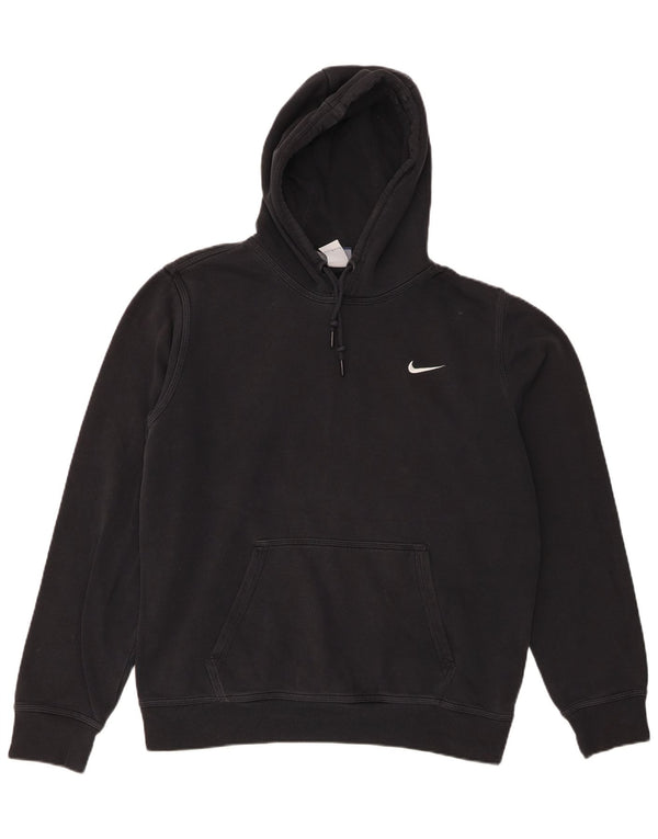 Felpa con cappuccio da uomo Nike Large in cotone nero