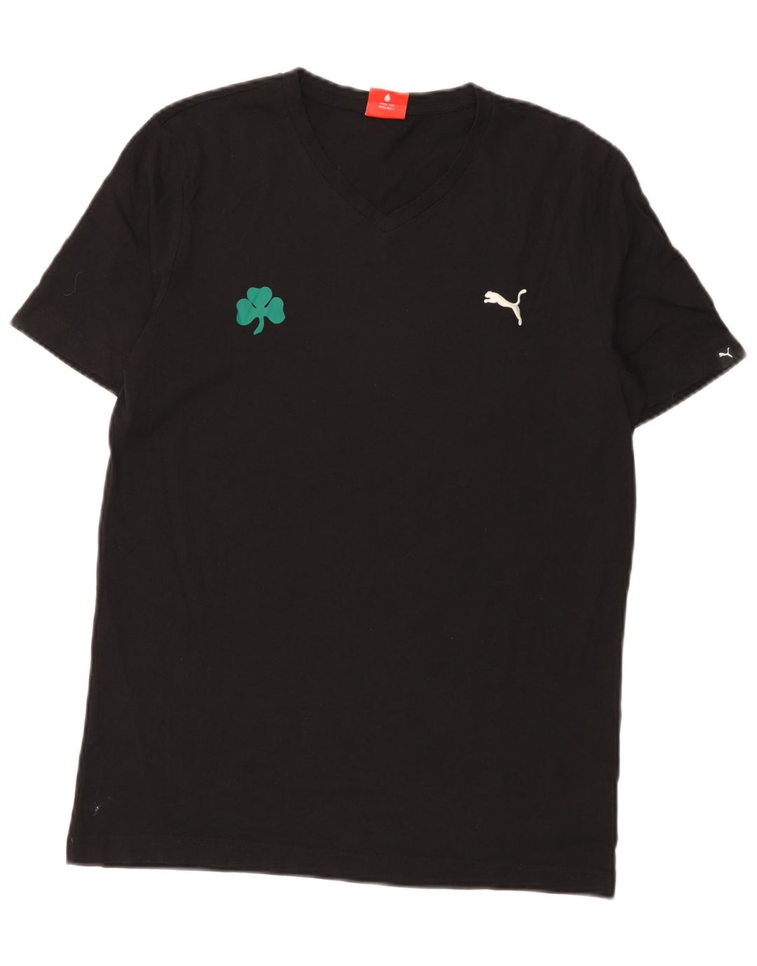 T-shirt da uomo Puma Top Small in cotone nero