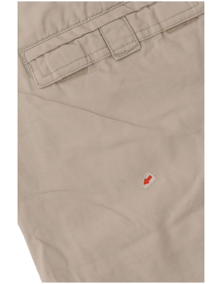 Pantaloncini cargo da uomo Columbia W34 Large in cotone beige